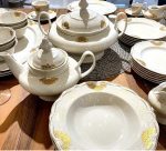 سرویس چینی پردیس نیو بن چاینا ونیز 98 پارچه 12 نفره