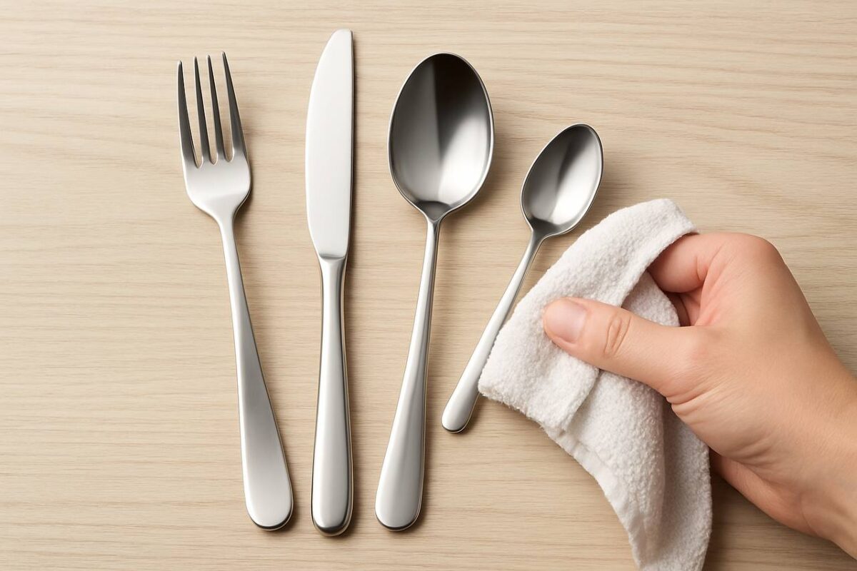 ترفندهای ساده شستشو و نگهداری سرویس قاشق چنگال