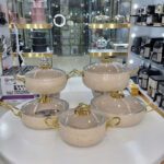 سرویس قابلمه 10 پارچه نانو گرانیت اویز مدل سلین