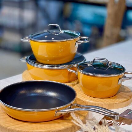 سرویس قابلمه تیتانیوم 7 پارچه مادام کوکو|Madame Coco