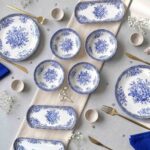 صبحانه خوری ترک ۱۴ پارچه Blue Floral