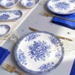 صبحانه خوری ترک ۱۴ پارچه Blue Floral - 1