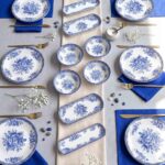 صبحانه خوری ترک ۱۴ پارچه Blue Floral-3