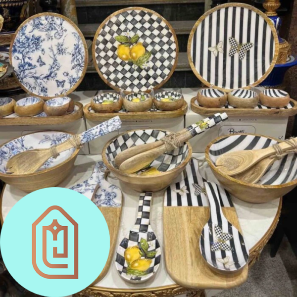 ست ظروف چوبی روزمره