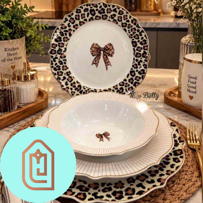 طرح ظروف پذیرایی ترک عروس